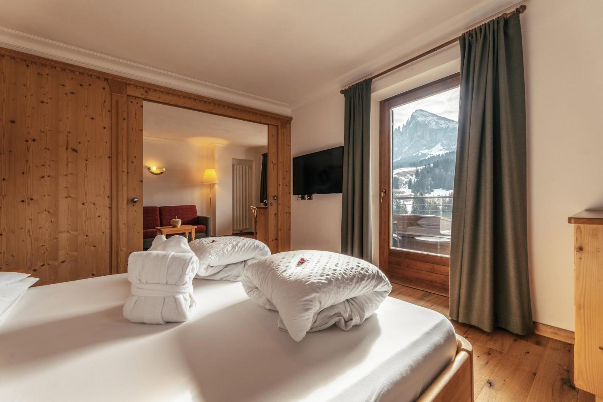 Hotel Saltria - true alpine living Alpe Di Siusi Camera foto